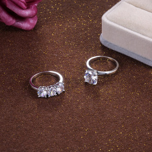 Anello Scintillante Classico per Donne, Gioielli Eleganti alla Moda, Vendita all'Ingrosso - Product Image 2