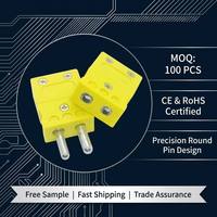 Connecteurs standard de type J Huadong pour thermocouple Mc02-j-mf avec connecteur à 2 broches