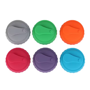 Tapas de Silicona Reutilizables para Latas de Refresco, Tapas Herméticas Antipolvo con Rosca para Latas de Cerveza y Cola - Product Image 1