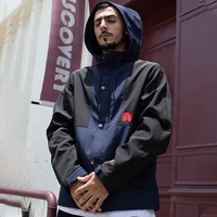 YIMENG Service OEM personnalisé Veste parka matelassée imperméable à col montant à motif lettres pour homme Hiver 2026