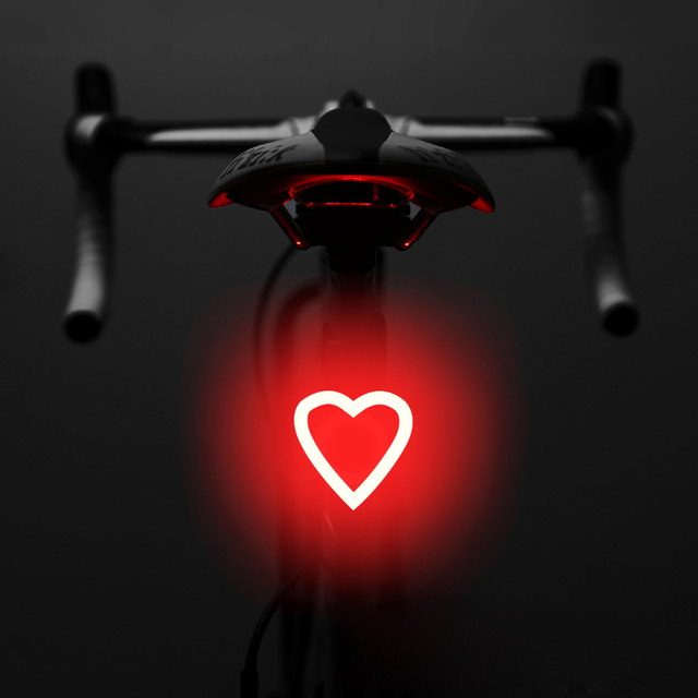 Riding Warning Light IPx2 Waterproof USB Charge Cycling Taillight Bike LED Light 16patterns Choose Bicycle Rear Light Night