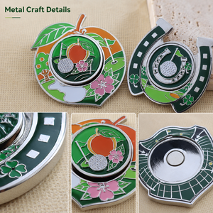 Creative Double-Sided Magnetic <b>Golf</b> Ball Marker Enamel Metal Design with Removable 25mm Marker for <b>Golf</b> Gifts - Product Image 4