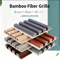 Panneaux multi-styles, séparateurs de pièce, abat-jour en PVC, panneaux muraux à persiennes, revêtement mural rainuré, panneaux composites en plastique WPC pour l'intérieur