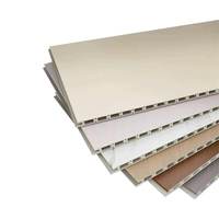 Amboo Plaque murale intégrée en fibre de bois marbre comme le plafond Panneau décoratif en bois pour la maison Installation rapide Vente en gros