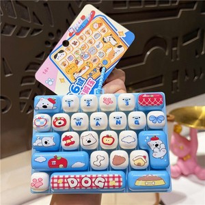 Porte-clés <span class=keywords><strong>en</strong></span> plastique 26 touches anti-stress, motif Animal Diary Panda Strawberry Rabbit, tendance, <span class=keywords><strong>breloque</strong></span> de sac et ornement - Product Image 3