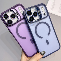 Coque magnétique de protection MOQ 500 pour iPhone 18 Pro Max, nouvelle coque de téléphone avec support pour objectif, compatible avec les coques Frost pour iPhone 18 et 17.