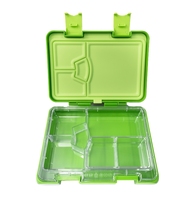 Boîte à lunch bento étanche à 6 compartiments, sans BPA, détachable, en Tritan, capacité de 880 ml, micro-ondable, contenants pour collations scolaires pour enfants