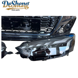 การติดตั้งอย่างแม่นยำสำหรับ Audi A5, S5 อัพเกรดเป็นชุดแต่ง RS5, กันชนหน้า, ไฟหน้า LED, กระจังหน้า, สปอยเลอร์, ชิ้นส่วนคุณภาพพรีเมียม - Product Image 4