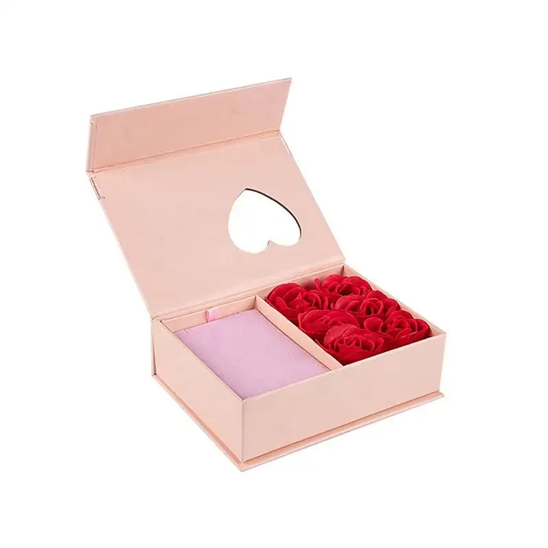Kotak perhiasan bunga mawar hadiah Natal bunga buatan kotak perhiasan ulang tahun pacar pernikahan hadiah Hari Ibu Valentine