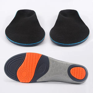Men's High Elasticity Shock Absorption Sweat Sports Arch Support <b>Insoles</b> Foot Valgus Flat Feet Orthopedic Full Cushion - Product Image 5