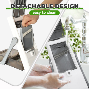 Safe Mandoline Slicer,5 in 1 <strong>Vegetable</strong> <strong>Cutter</strong> - Product Image 5