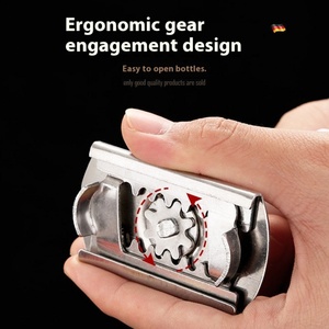 Multifunctional Stainless Steel Household Bottle <b>Cap</b> Opener Rotary Coil Opening Artifact for Canned Screw <b>Caps</b> Metal Material - Product Image 3