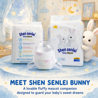 Couches jetables professionnelles pour bébés, en tissu non tissé, anti-fuites 3D, avec insert 100% coton - Service de personnalisation OEM