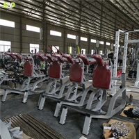 Machine de musculation sexy Entraîneur de football Dezhou Machine chargée à plaques Équipement de gymnastique Machine à squat Exercice des jambes F65 Hack Squat