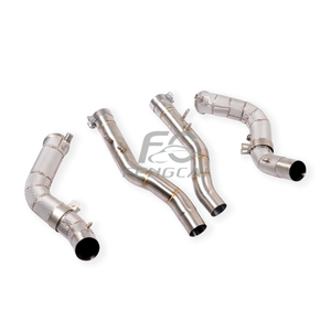 Tubería de Escape de Alto Flujo Aislada de Acero Inoxidable 304 para Ferrari <span class=keywords><strong>Roma</strong></span> V8 3.9T 2020-2024, Tubos de Escape de Alto Rendimiento para Automóviles - Product Image 3