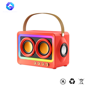 Mới xách tay RGB tiếng ồn hủy bỏ BT loa 360 surround hệ thống âm thanh TF Thẻ woofer HiFi Loa hộp đồng hồ cho bên nhà DC - Product Image 2