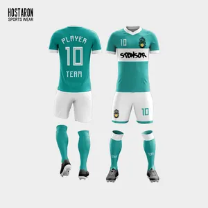 HOSTARON kişisel tasarım özel süblimasyon Futbol formaları Camisetas De Futbol nefes Futbol forması Futbol kıyafetleri