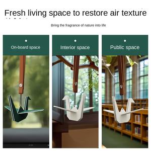 Pendentif diffuseur de parfum pour voiture en papier de coton lavé de qualité supérieure - Diffuseur d'air multifonction pour voiture avec parfum durable, cadeau - Product Image 3