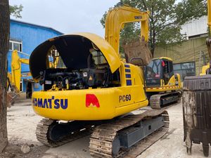 Sử dụng KOMATSU <span class=keywords><strong>PC60</strong></span>-<span class=keywords><strong>7</strong></span> bánh xích máy xúc 95% New Nhật bản gốc 6ton 2023 mô hình động cơ bơm hộp số PLC 0.32m xô cho & Video - Product Image 4