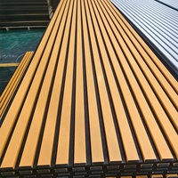 Paneles Acústicos Modernos de Madera y Chapa de MDF para Absorción de Sonido, para Oficina, Sala de Estar, Estudio, Hotel