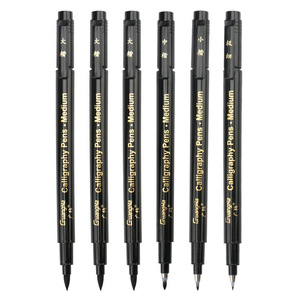 Bán Sỉ 4 Kích Thước Nibs Thư Pháp Bút Bàn Chải Chữ Bút Thiết Lập Linh Hoạt Refill Bàn Chải Đánh Dấu - Product Image 2