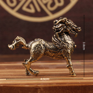 Figura decorativa de Pegaso de latón, adorno coleccionable para exhibición en el hogar - Product Image 4