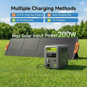 Estación de Energía Portátil Fossibot F1200 de 1200W y 1024Wh con Batería LiFePO4, Generador Solar para Acampar al Aire Libre, Emergencias en el Hogar y Respaldo de Energía - Product Image 2