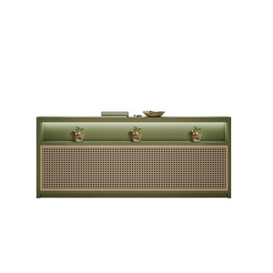 Wabi-sabi tienda de <span class=keywords><strong>ropa</strong></span> para el hogar bar ratán tejido simple japonés <span class=keywords><strong>y</strong></span> coreano mostrador de recepción salón de belleza mostrador de recepción - Product Image 1
