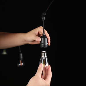 S14 <span class=keywords><strong>48ft</strong></span> 10m LED Edison Cadena de luces Iluminación de vacaciones de Navidad para exteriores e interiores para jardín Clasificación IP65 - Product Image 2