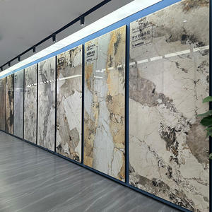 อุปกรณ์ผลิตเซรามิกพอร์ซเลน กระเบื้องปูพื้นห้องนั่งเล่น กระเบื้องผนังครัวเซรามิกพอร์ซเลน หินเผาผนึก ลายหินอ่อนสีขาว หนา 20 มม. - Product Image 1