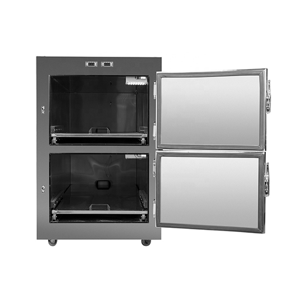 Human Body Morgue Freezer for 2 Dead