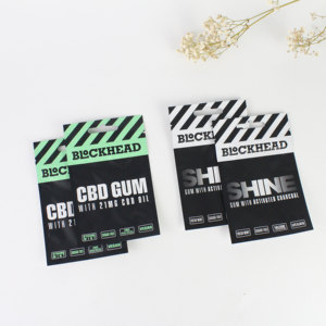 カスタムロゴエネルギーキャンディガムビタミンチューインガム包装3サイドシールPET/AL/CPPジッパートップバッグ砂糖用 - Product Image 1