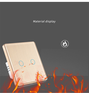 Cadre en aluminium brossé à <span class=keywords><strong>3</strong></span> voies Zigbee Single Zero Fire Universal Pas besoin de connecter un interrupteur intelligent à condensateur - Product Image 3