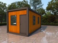 Maison modulaire préfabriquée, facilement assemblable, en kit, démontable, type conteneur, sur mesure pour l'assemblage.