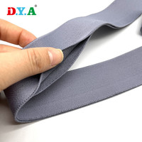 Bande élastique en nylon tissé personnalisable de 4 cm de largeur, ouverture latérale, pour vêtements, accessoires de ceinture