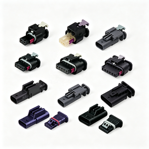 Connecteur Électrique Automobile 1-1703494-1 – Fiche Étanche <span class=keywords><strong>2</strong></span>, 3, 4, 5, 6 Broches avec Faisceau de Câbles et Connecteur de Terminal Électrique - Product Image 1