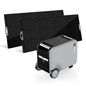 OMMO 2400W 600W Smart up di alimentazione portatile ricarica rapida 512Wh 2048WH LiFePO4 batteria per la casa di emergenza all'aperto - Product Image 1