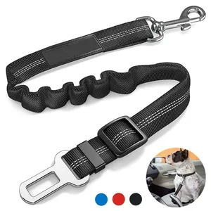 Adjustable Pet Dog Car Seat Belt Puppy Safety Belts Harness Practical Puppy Travel Traction Strap Lead Clip for Dogs Pet Product