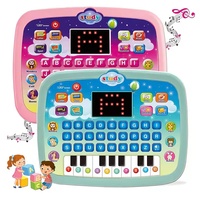 Tableta Educativa para Niños, Juguete de Piano con Pantalla LED, Funciona con Pilas, con Aprendizaje del Alfabeto, para Edades de 2 a 7 Años, Certificado de Seguridad