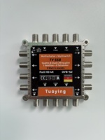 HFL558TY/558 Commutateur satellite numérique HD 5x5x8 950-2150MHz 4 entrées SAT 1 entrée Terre type F 8 sorties type F