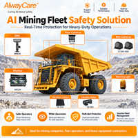 Système de sécurité AlwayCare pour camions miniers avec IA, surveillance de la fatigue du conducteur, GPS 4G, stockage double carte SD 1080p et caméra arrière