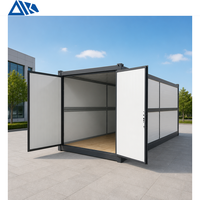 Maison conteneur pliable et extensible en acier galvanisé à chaud pour habitation, bureau, stockage