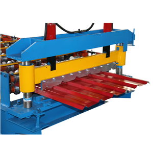 컬러 스틸 타일 루핑 사다리꼴 플레이트 Ibr 시트 알루미늄 스틸 롤 성형 기계 - Product Image 4