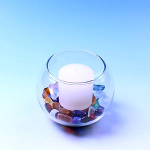 Tarros de vela de soja de vidrio de globo transparente vacío moderno decorativo personalizado - Product Image 5