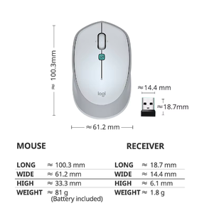 Original 100% M380 Voice Office <b>Mouse</b> Led <b>Usb</b> Optical Stock Wireless Gaming Minimal Souris 2.4 Wholesa M380 Voice Search Voice - Product Image 5