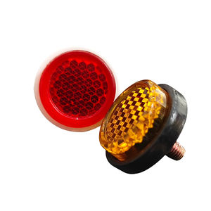 K-lite Factory 24mm autocollant réflecteur rond multicolore pour moto équitation accessoires de voyant <span class=keywords><strong>d</strong></span>'avertissement de sécurité réfléchissant - Product Image 6