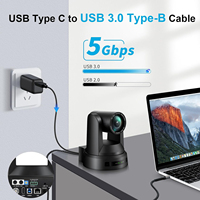 Câble USB-A vers B, cordon USB3 avec connecteur de type B 3.0, câble USB 3.0 long 5 Gbps pour boîtier de disque dur/hub intégré