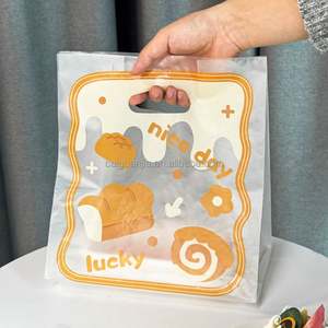 Sac en plastique PE épais jetable Transparent pour la pâtisserie, les collations, l'emballage, sachet debout - Product Image 5