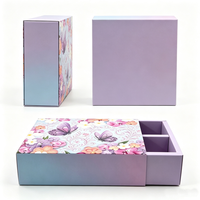 Multi Grid Rigid Paperboard Gift Box with Matt Lamination & Embossing Divided Compartments for Candy Packaging