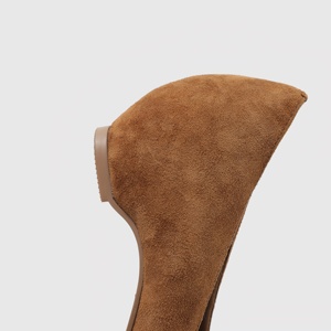 <span class=keywords><strong>Chaussures</strong></span> plates à bout pointu en gros, <span class=keywords><strong>chaussures</strong></span> en daim personnalisées OEM avec nœud, <span class=keywords><strong>chaussures</strong></span> de ville transfrontalières, <span class=keywords><strong>chaussures</strong></span> à enfiler à talon bas style français - Product Image 6